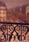 A Balcony in Paris - Gustave Caillebotte Oil Painting