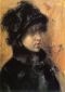 A Portrait Study - Oil Painting Reproduction On Canvas