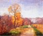 Along a Country Lane - Theodore Clement Steele Oil Painting