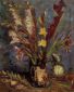 Vase with Gladioli - Vincent Van Gogh Oil Painting