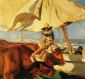 Afternoon Sun, Playa de Valencia - Joaquin Sorolla y Bastida Oil Painting