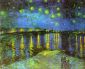 Starry Night Over the Rhone -   Vincent Van Gogh Oil Painting