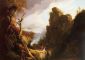 Indian Sacrifice - Thomas Cole Oil Painting