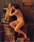 The Venetian Model - Elihu Vedder Oil Painting