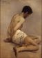 Academic Life Study - Joaquin Sorolla y Bastida Oil Painting