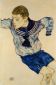 Boy in a Sailor Suit - Egon Schiele Oil Painting