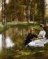 Reading - Oil Painting Reproduction On Canvas