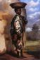 Negro Youth with Basket on Head (Cuba) - William Aiken Walker oil painting