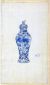 Blue and White Covered Urn - James Abbott McNeill Whistler Oil Painting