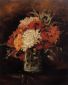 Vase with Carnations - Vincent Van Gogh Oil Painting