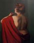 Woman with Red Shawl - Oil Painting Reproduction On Canvas
