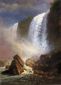 Falls of Niagara from Below - Albert Bierstadt Oil Painting