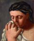 Woman's Head and Hand - Oil Painting Reproduction On Canvas