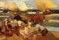 Beach at Valencia - Joaquin Sorollay Bastida Oil Painting