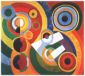 Modern Abstract-Circles - Oil Painting Reproduction On Canvas