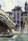 The Rialto: Venice -   John Singer Sargent Oil Painting