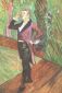 Portrait of M. Samary - Henri De Toulouse-Lautrec Oil Painting