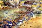 Brook among the Rocks - John Singer Sargent Oil Painting