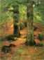 Vernon Beeches - Theodore Clement Steele Oil Painting