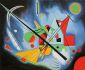 Blue Paintin - Wassily Kandinsky Oil Painting