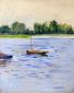 Sailing Boats on the Seine at Argenteuil - Gustave Caillebotte Oil Painting