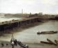 Brown and Silver: Old Battersea Bridge - Oil Painting Reproduction On Canvas