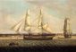 Ships in a Port - Robert Salmon Oil Painting