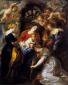 The Crowning of St Catherine - Peter Paul Rubens Oil Painting