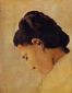 Head of a Girl - Oil Painting Reproduction On Canvas