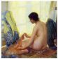 Leah - Robert Vonnoh Oil Painting,