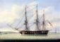 Sloop on the Mersey - Robert Salmon Oil Painting