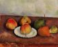 Still Life-Plate and Fruit - Paul Cezanne Oil Painting