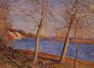 Riverbank at Veneux - Oil Painting Reproduction On Canvas