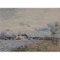 The Embankments of the Loing at Saint-Mammes - Oil Painting Reproduction On Canvas