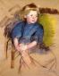 Portrait of a Young Girl (Simone) - Mary Cassatt Oil Painting