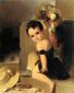 Portrait of Robert Fielding Stockton - Thomas Sully Oil Painting