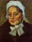 Head of an Old Woman in a White Cap - Oil Painting Reproduction On Canvas