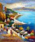 The Commute Along the Bay - Oil Painting Reproduction On Canvas