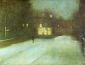 Nocturne: Grey and Gold-Chelsea Snow - Oil Painting Reproduction On Canvas