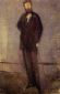 Study for the Portrait of F. R. Leyland - James Abbott McNeill Whistler Oil Painting