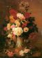 A Bunch of Flowers, Red Lotus, Peaches II - Oil Painting Reproduction On Canvas