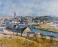 Ile de France Landscape - Paul Cezanne Oil Painting