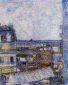 View of Paris from Vincents Room in the Rue Lepic - Vincent Van Gogh Oil Painting