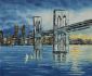 Brooklyn Bridge, Afternoon - Oil Painting Reproduction On Canvas