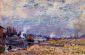 The Seine at Grenelle - Alfred Sisley Oil Painting
