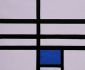 Composition with Blue, 1935 - Piet Mondrian Oil Painting