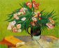 Majolica Jar with Branches of Oleander, 1888 - Vincent Van Gogh Oil Painting