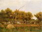 No Water in the Well - Thomas Worthington Whittredge Oil Painting