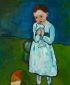 Child Holding a Dove - Pablo Picasso Oil Painting