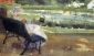 Lydia Seated on a Terrace, Crocheting - Oil Painting Reproduction On Canvas